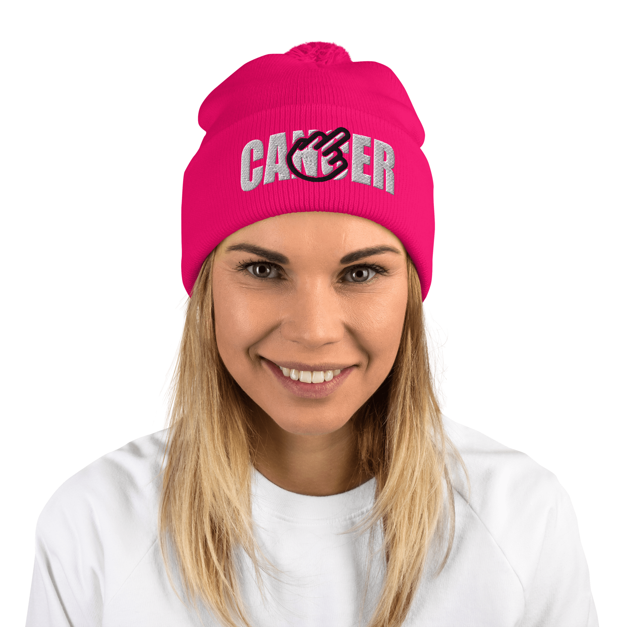 Pink F*ck Cancer Beanie