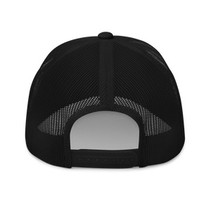 Black Curved Trucker