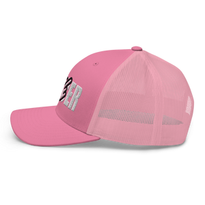 Pink F*ck Cancer Curved Trucker