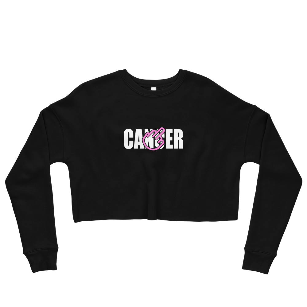 F*ck Cancer Crop Sweatshirt