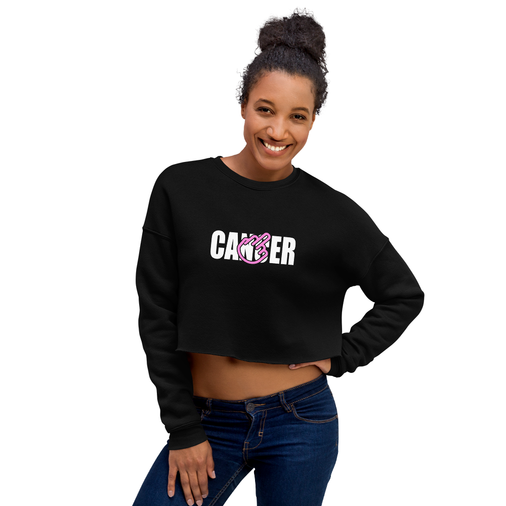 F*ck Cancer Crop Sweatshirt