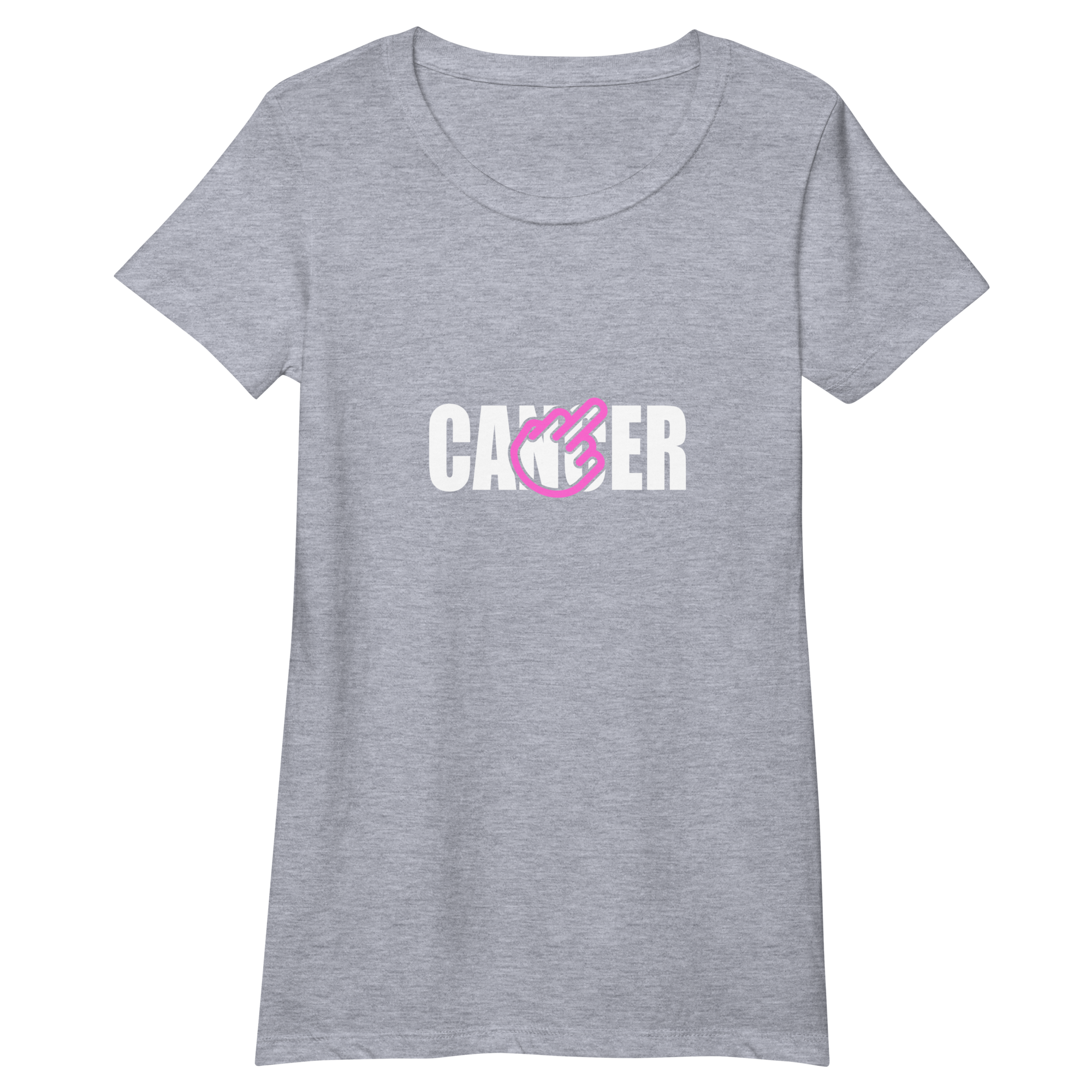 Fitted Women's F*ck Cancer Tee