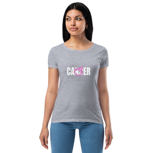 Fitted Women's F*ck Cancer Tee